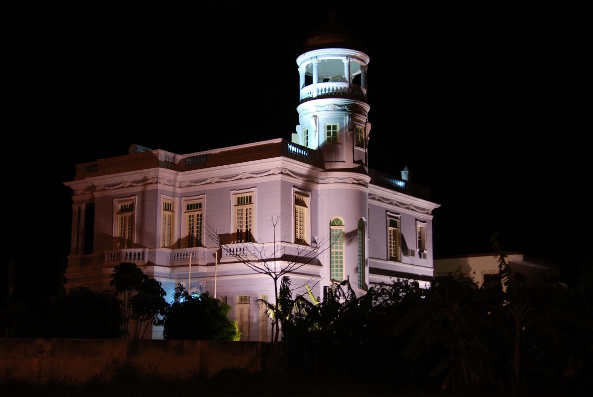 13 Cuba - Cienfuegos - Palacio Azul Outside View At Night